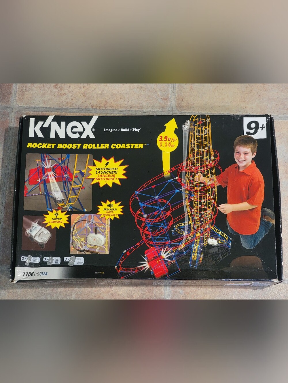 K'NEX Rocket Boost Roller Coaster Set